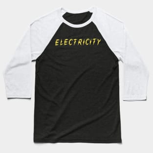 Electricity Baseball T-Shirt